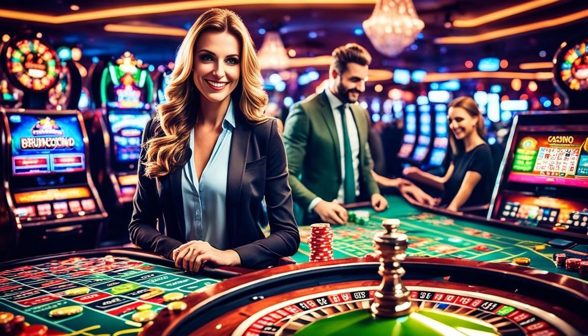 Bangladesh smartphone user reviewing casinomc mobile app layout at night